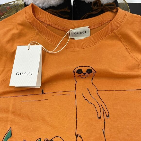 Kids authentic Gucci T-shirt size 12 made in Italy - Picture 3 of 6